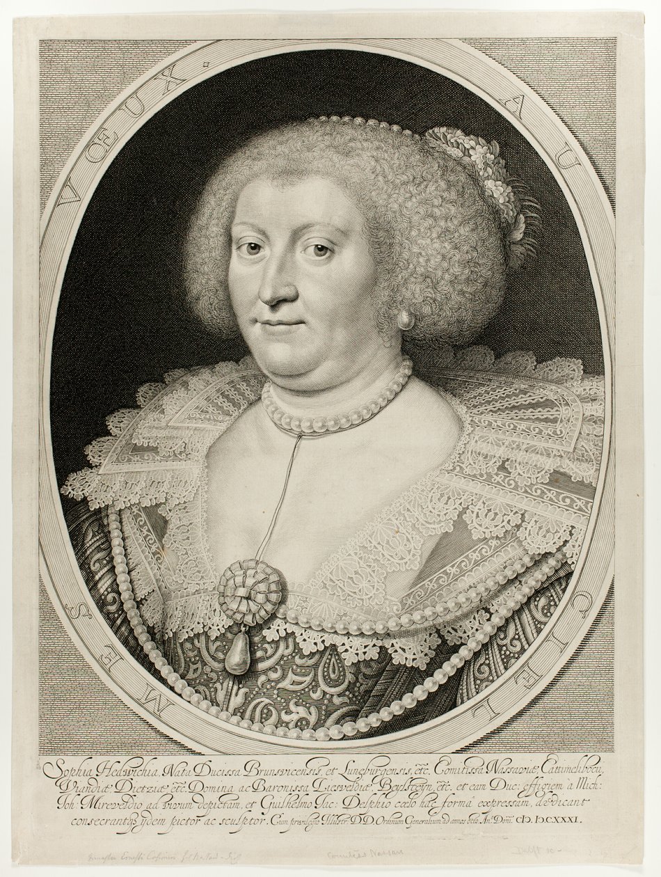 Sophia Hedwichia, comtesse de Nassau-Dietz - Willem Jacobsz. Delff