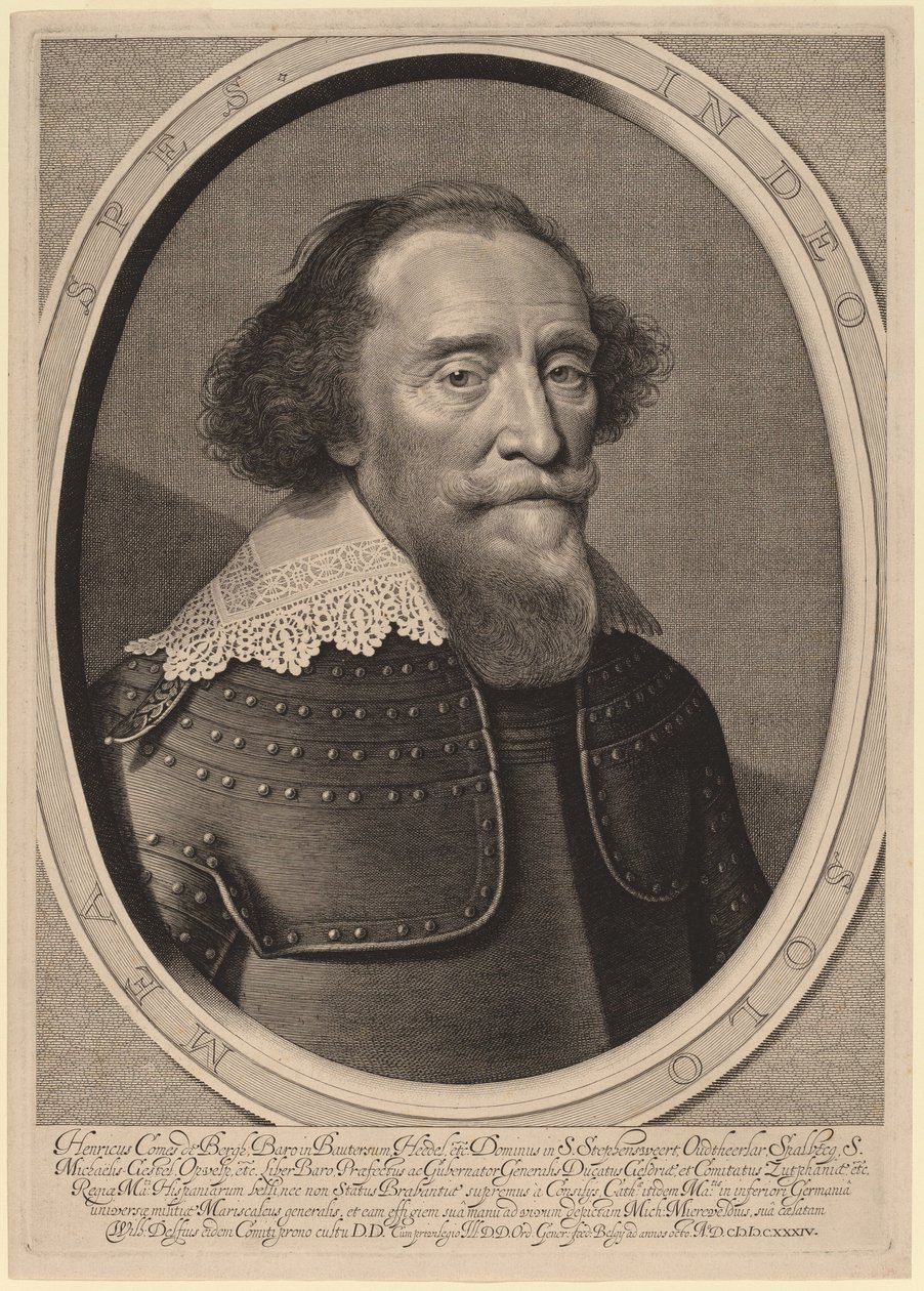 Henri, Comte de Bergh - Willem Jacobsz Delff after Michiel van Miereveld
