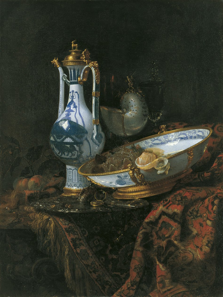 Nature morte avec coupe Nautilus - Willem Kalf