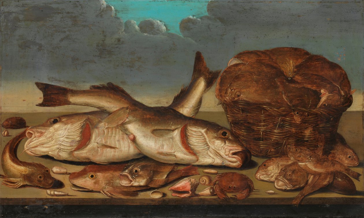Nature morte au poisson - Willem Ormea