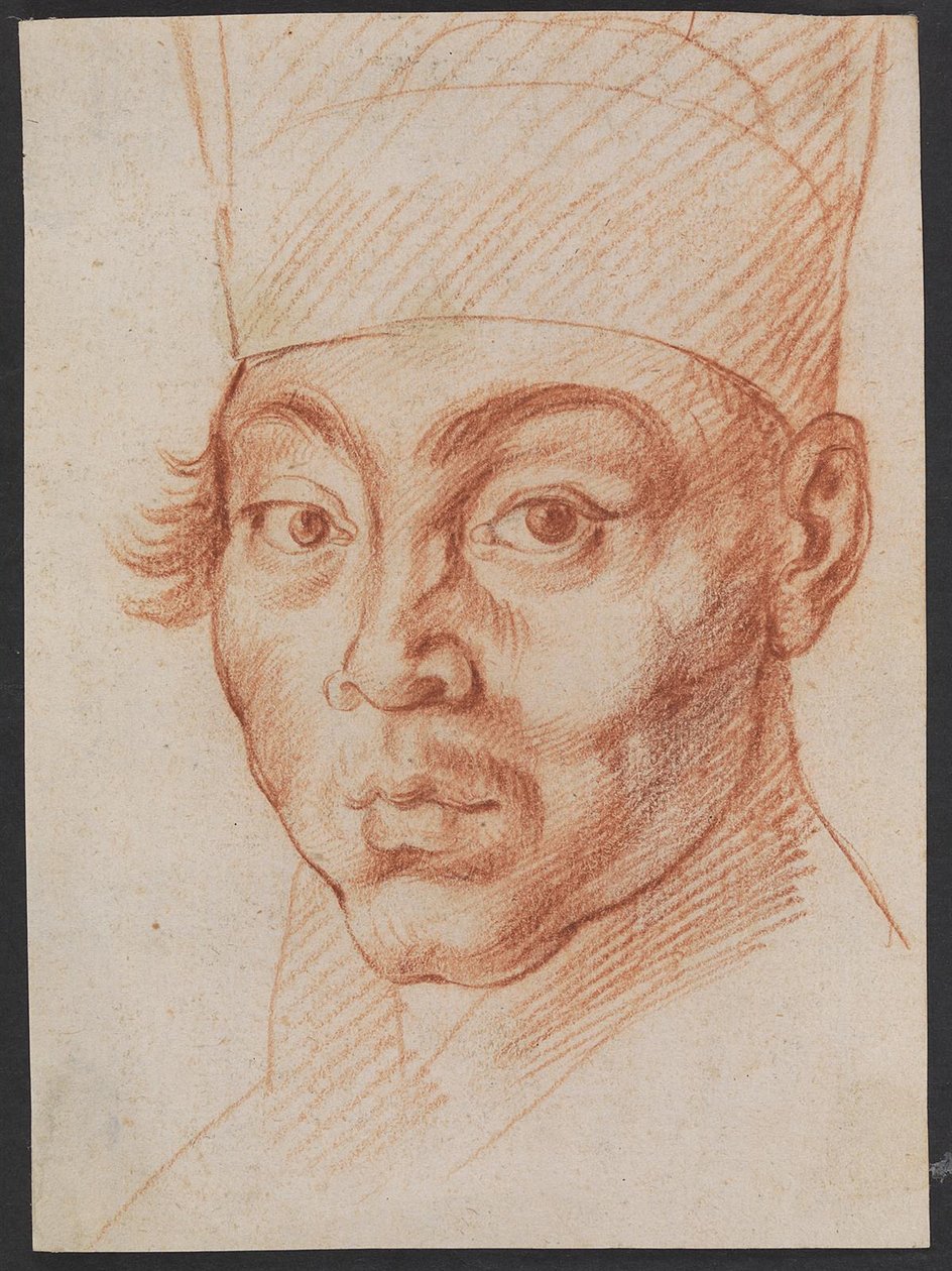 Un homme en costume coréen (la tête) - Willem Panneels