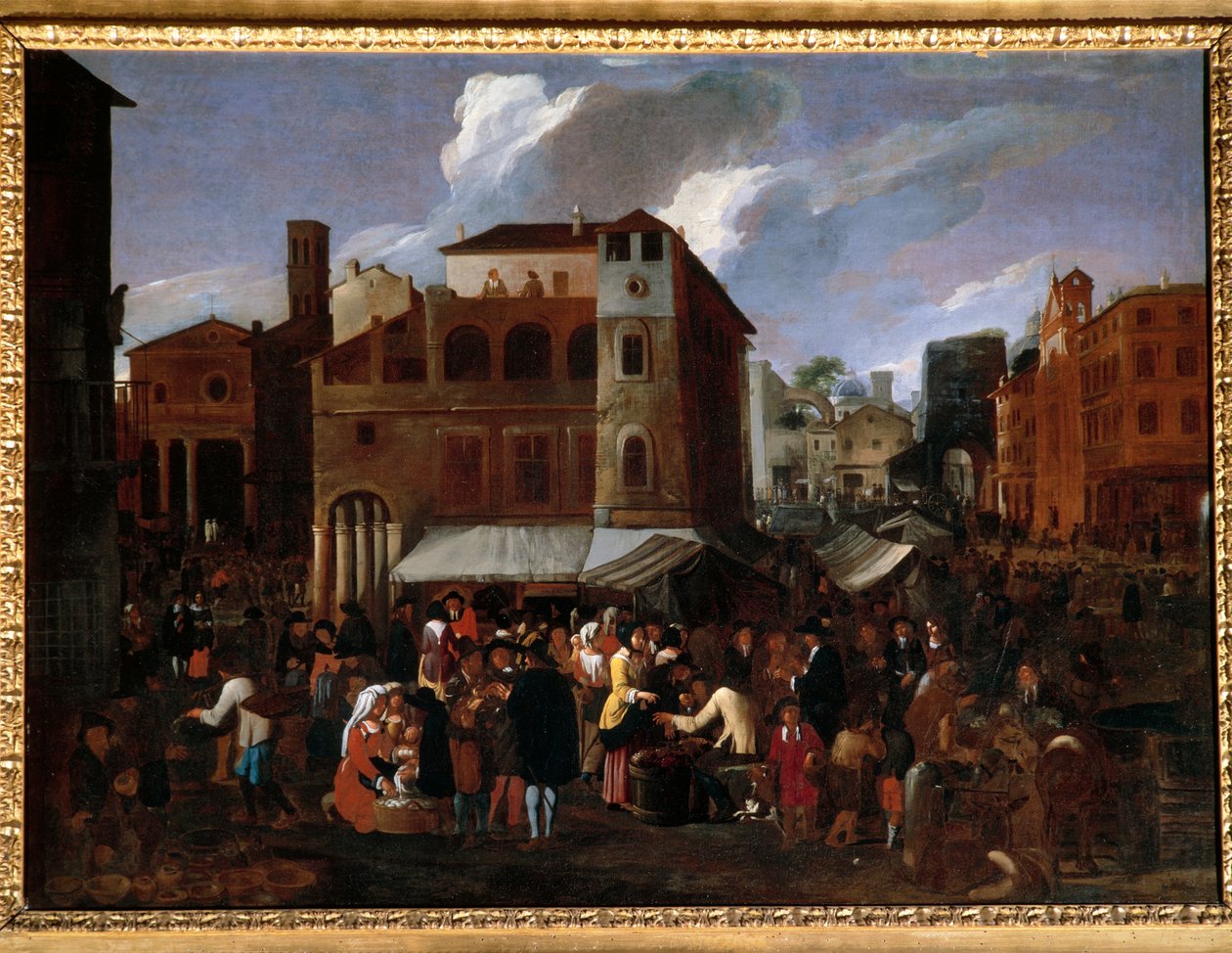 Scène de marché - Willem Reuter
