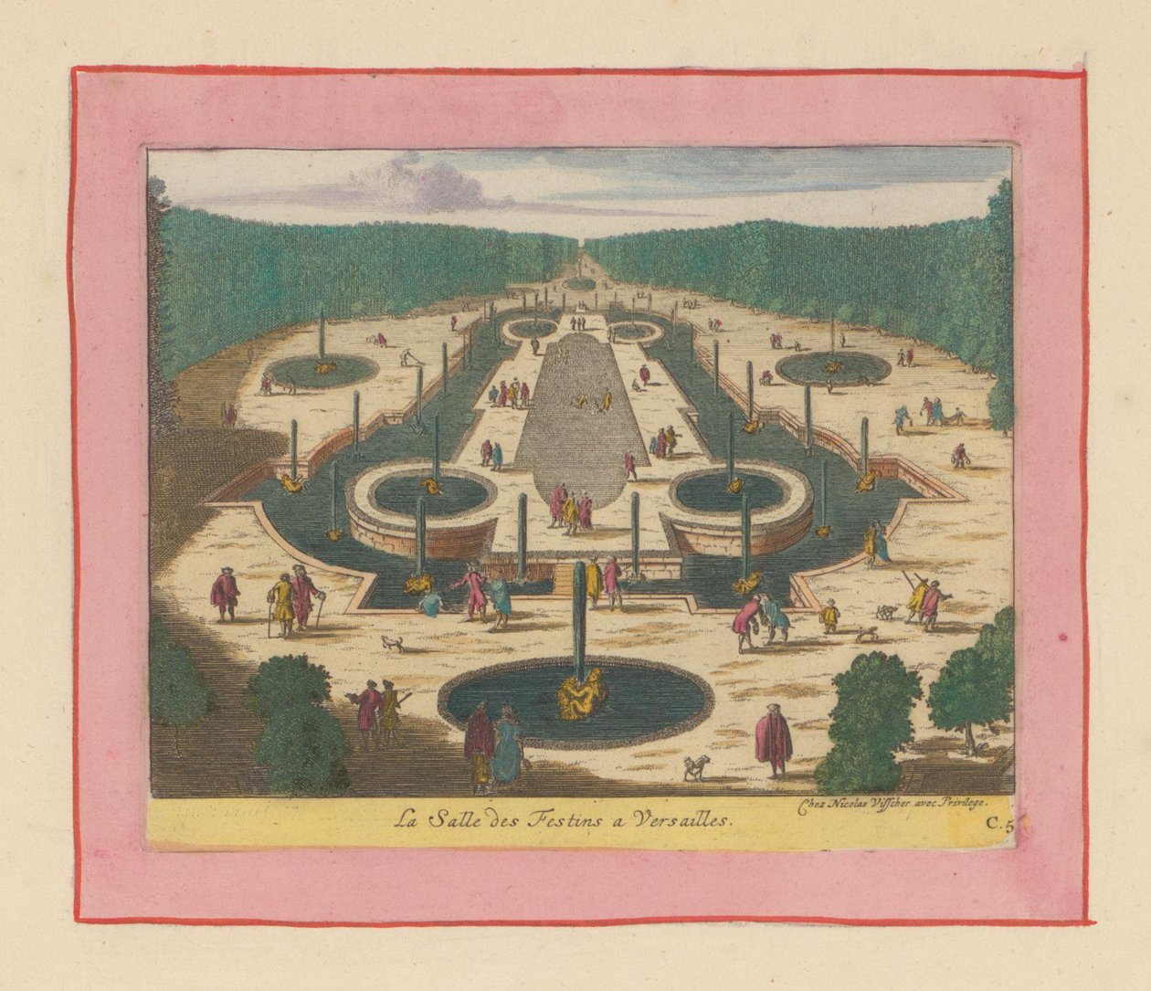 Festsaal in den Gärten von Versailles - Willem Swidde