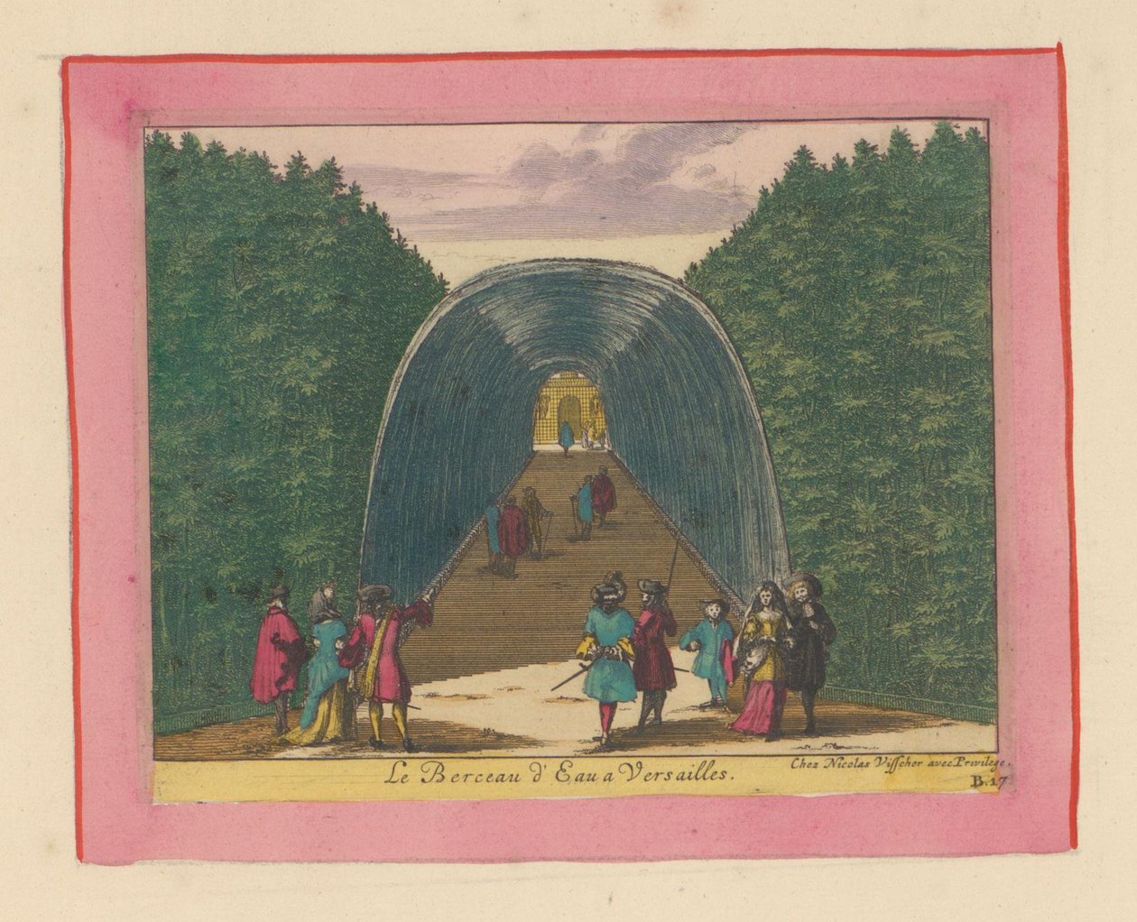 Wasserbecken in den Gärten von Versailles - Willem Swidde