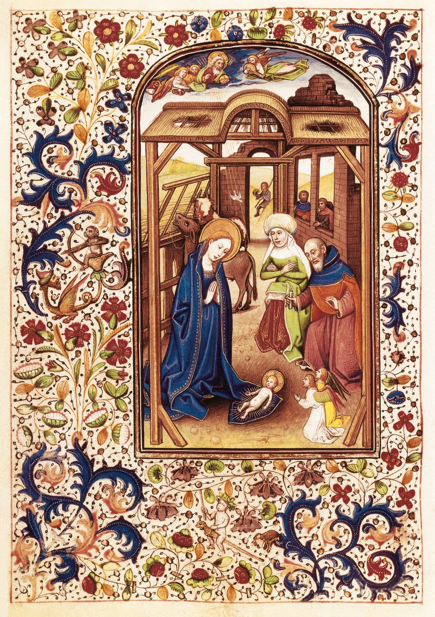 Scène de la Nativité dans « Le Livre d