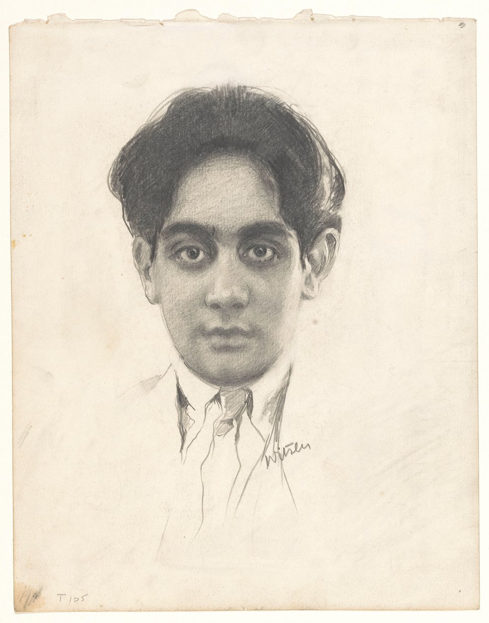 Portrait de Karamjit Singh Sahib Bahadur, prince de Kapurthala - Willem Witsen (signed by artist)
