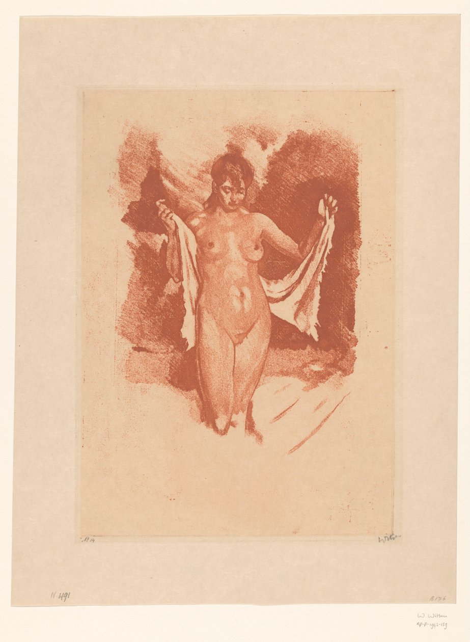 Femme nue debout qui s