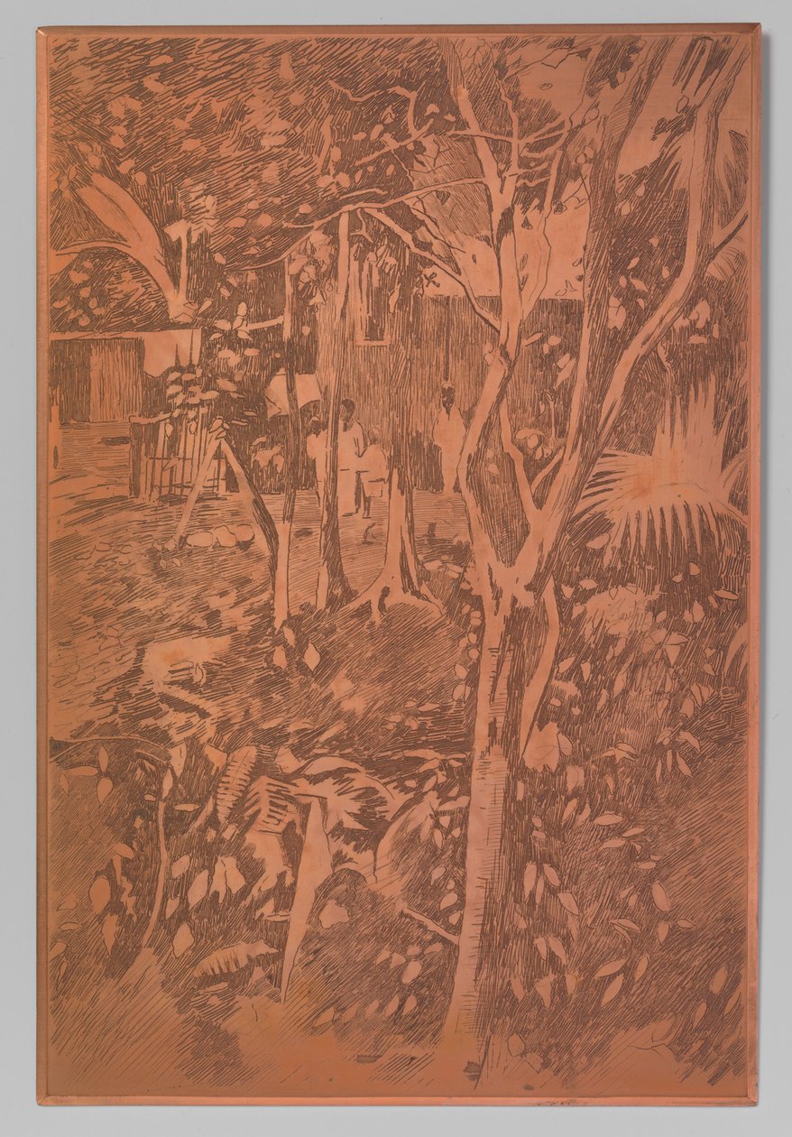 Ansicht in der Kampong, Buitenzorg - Willem Witsen