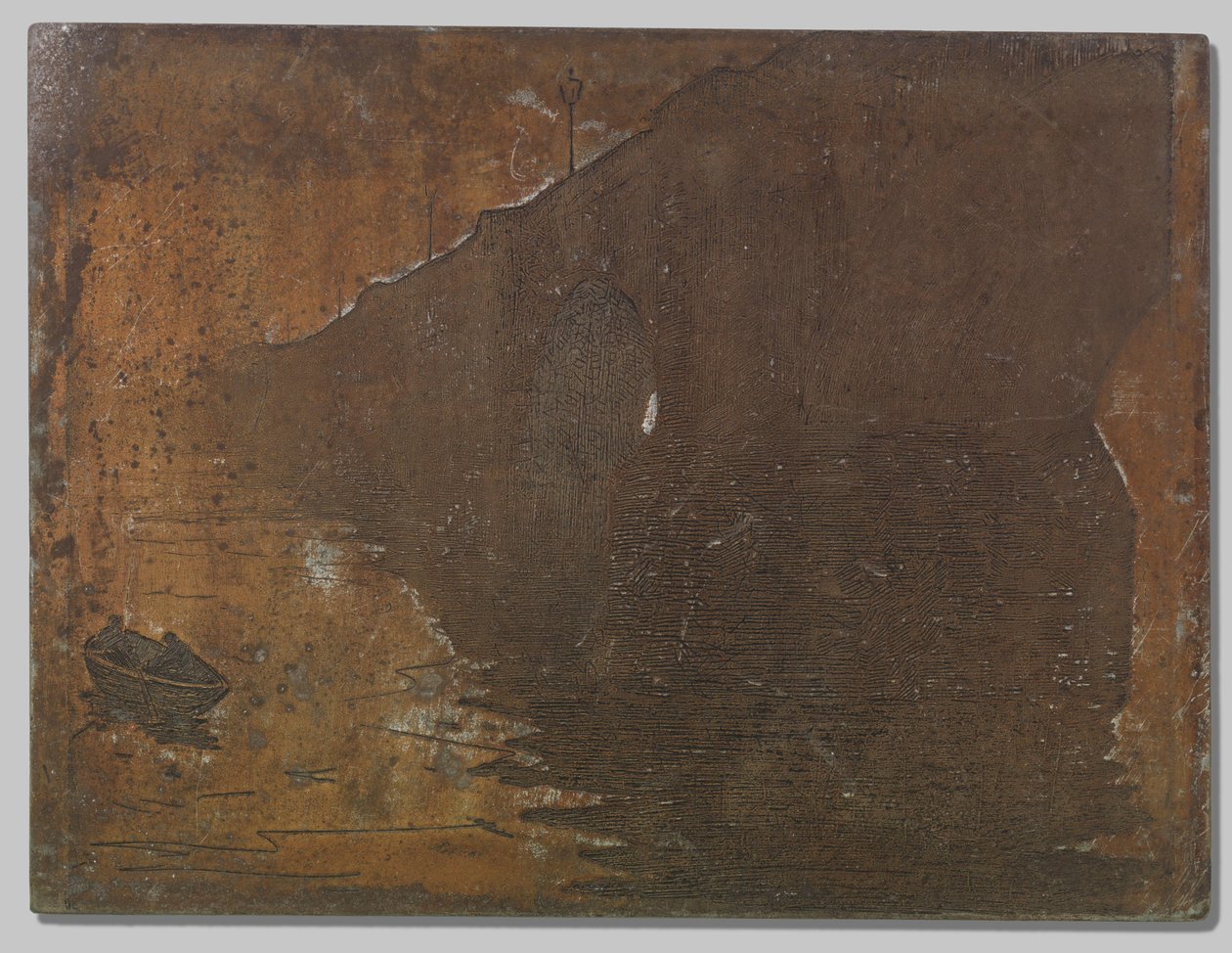 Vue sur Waterloo Bridge dans le brouillard à Londres - Willem Arnoldus Witsen