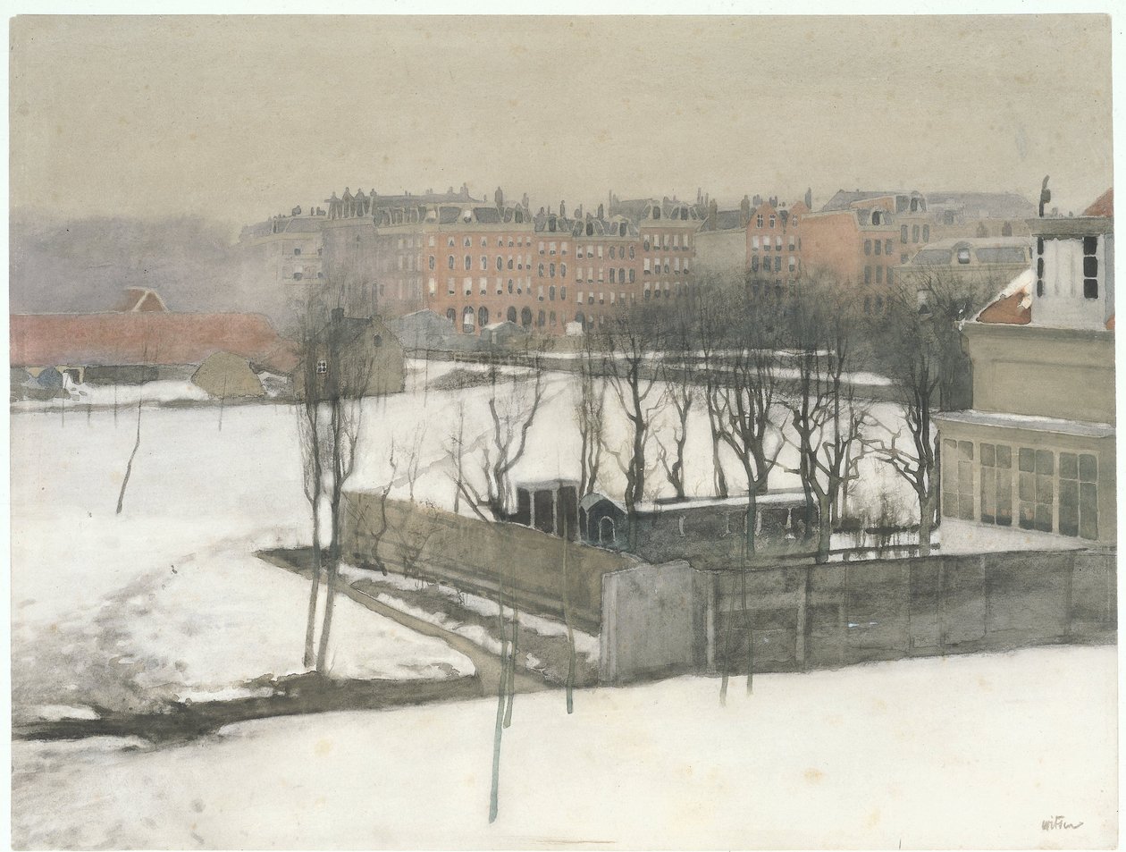 Vue sur le parc de l