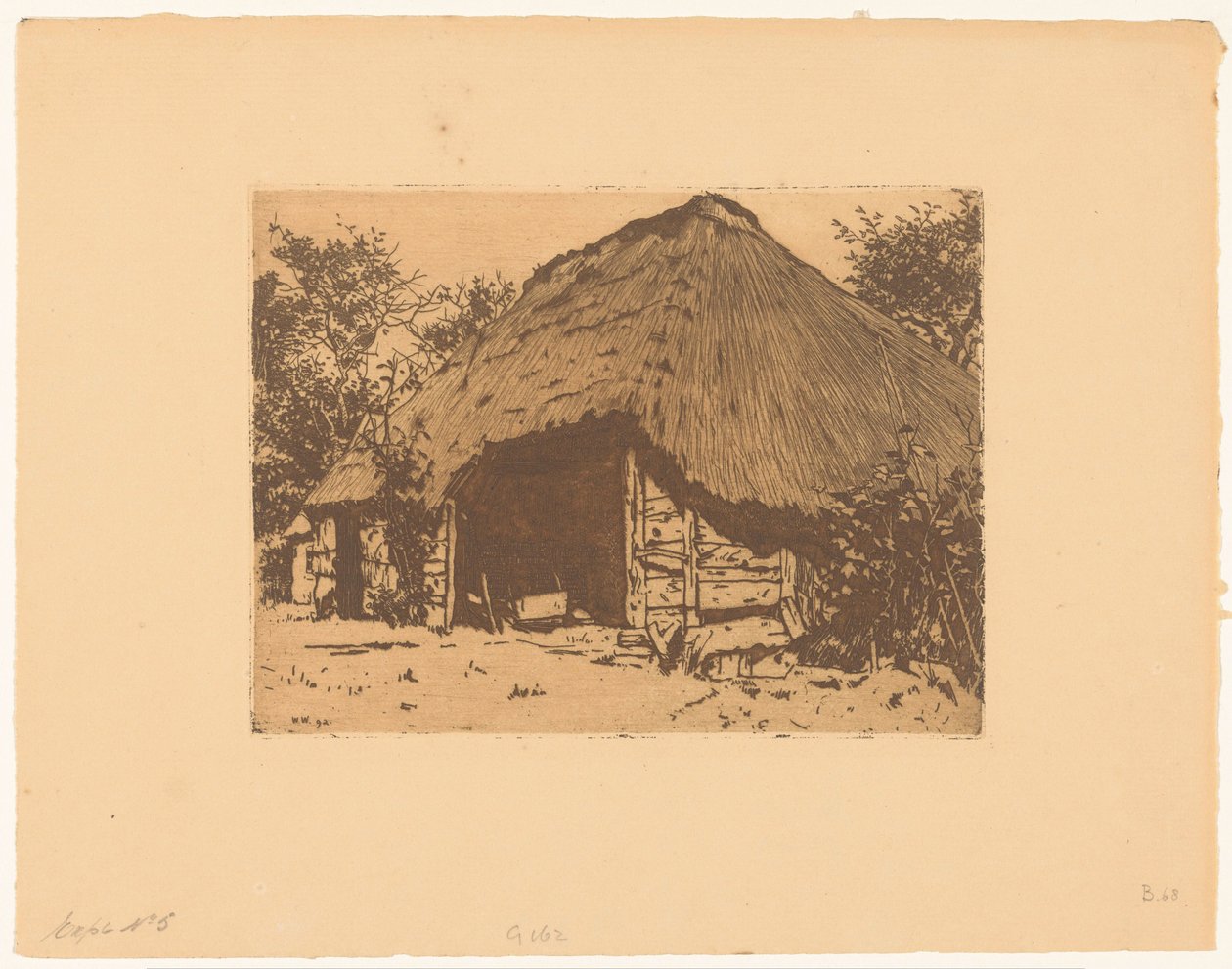 Grange ouverte en Brabant - Willem Arnoldus Witsen