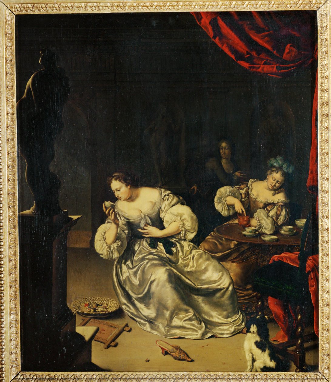 Le The - Teatime ... - Willem van (after) Mieris