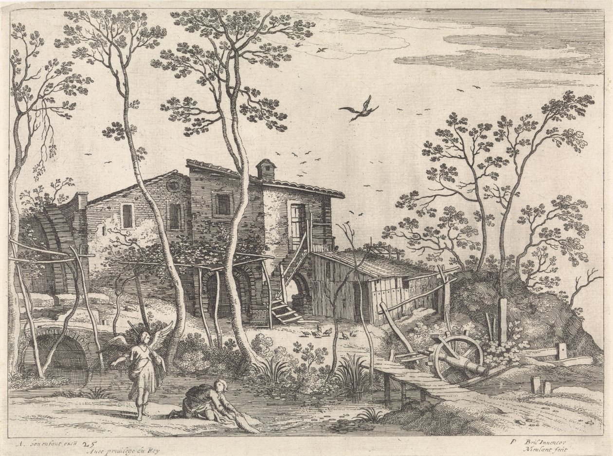 Paysage avec Tobie et l