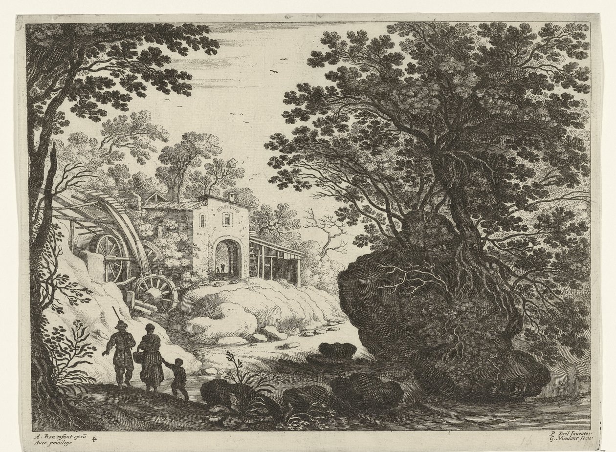 Couple et enfant près d