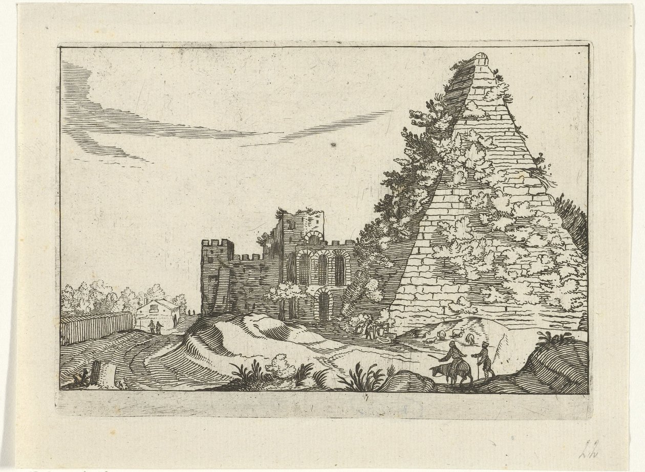 Pyramide de Caius Cestius - Willem van Nieulandt (II)