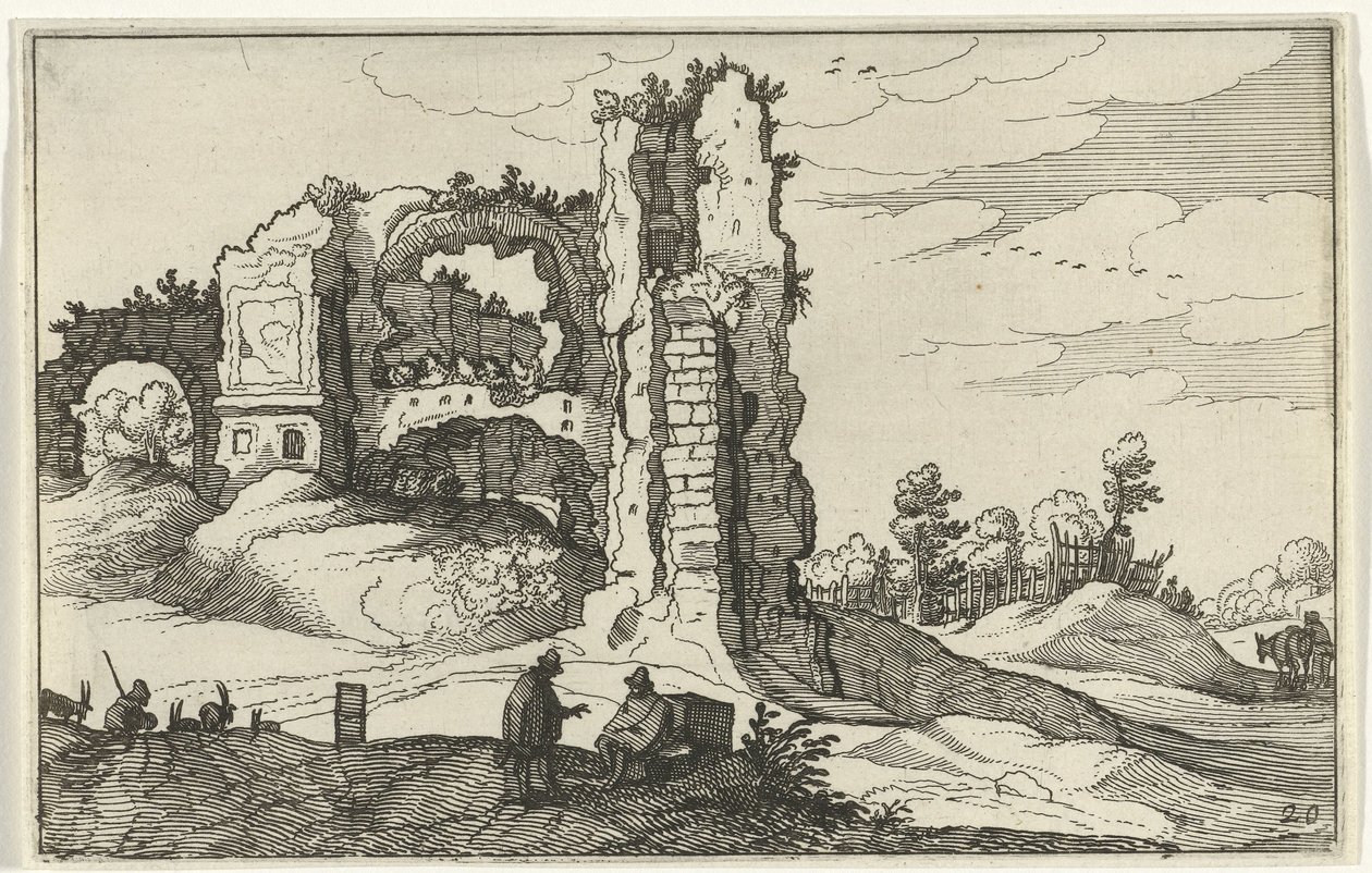 Ruine avec une porte - Willem van Nieulandt (II)