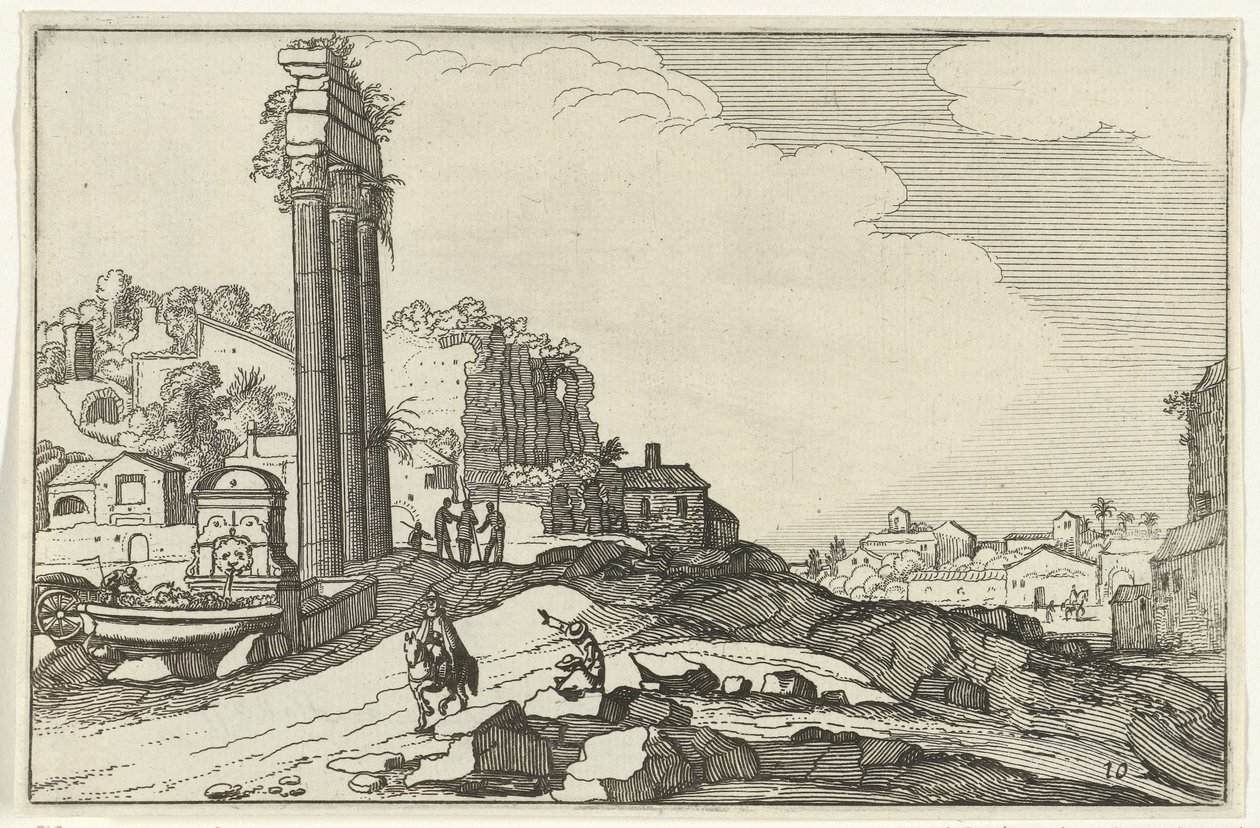 Temple de Castor et Pollux - Willem van Nieulandt (II)
