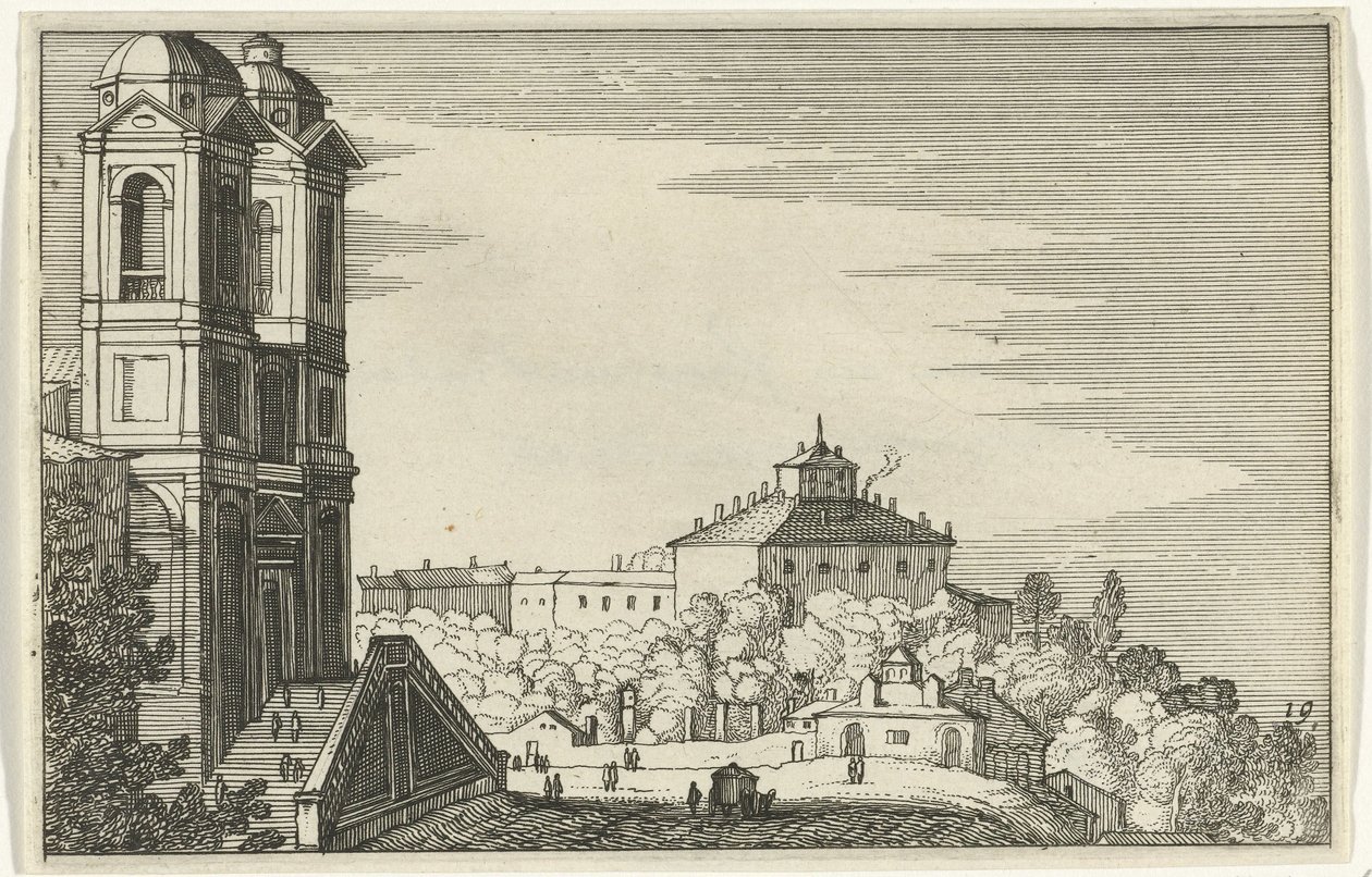 Trinità dei Monti à Rome - Willem van Nieulandt (II)