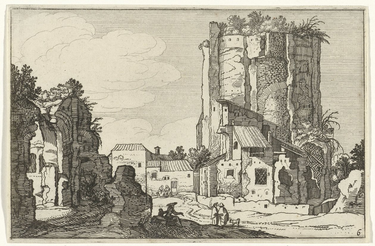 Deux ruines - Willem van Nieulandt (II)