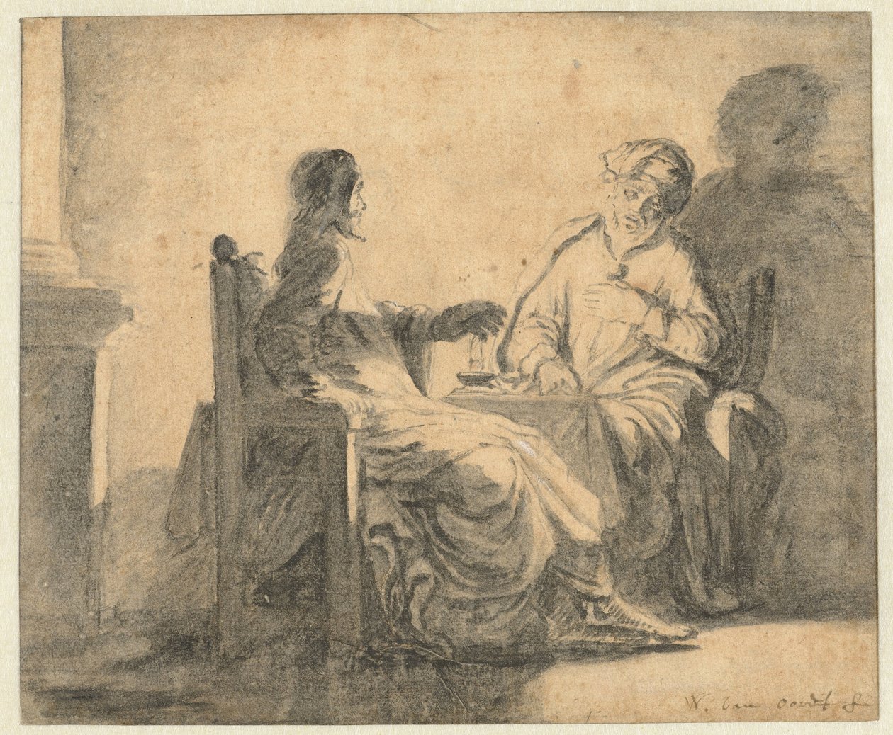 Christ et Nicodème - Willem van Oordt