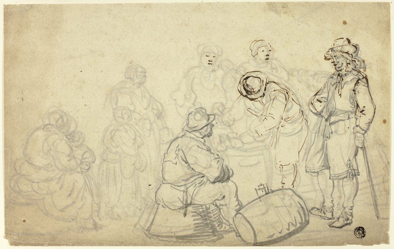 Scène paysanne - Willem van de Velde I