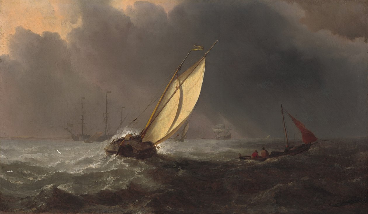 Avant la Tempête - Willem van de Velde the Younger
