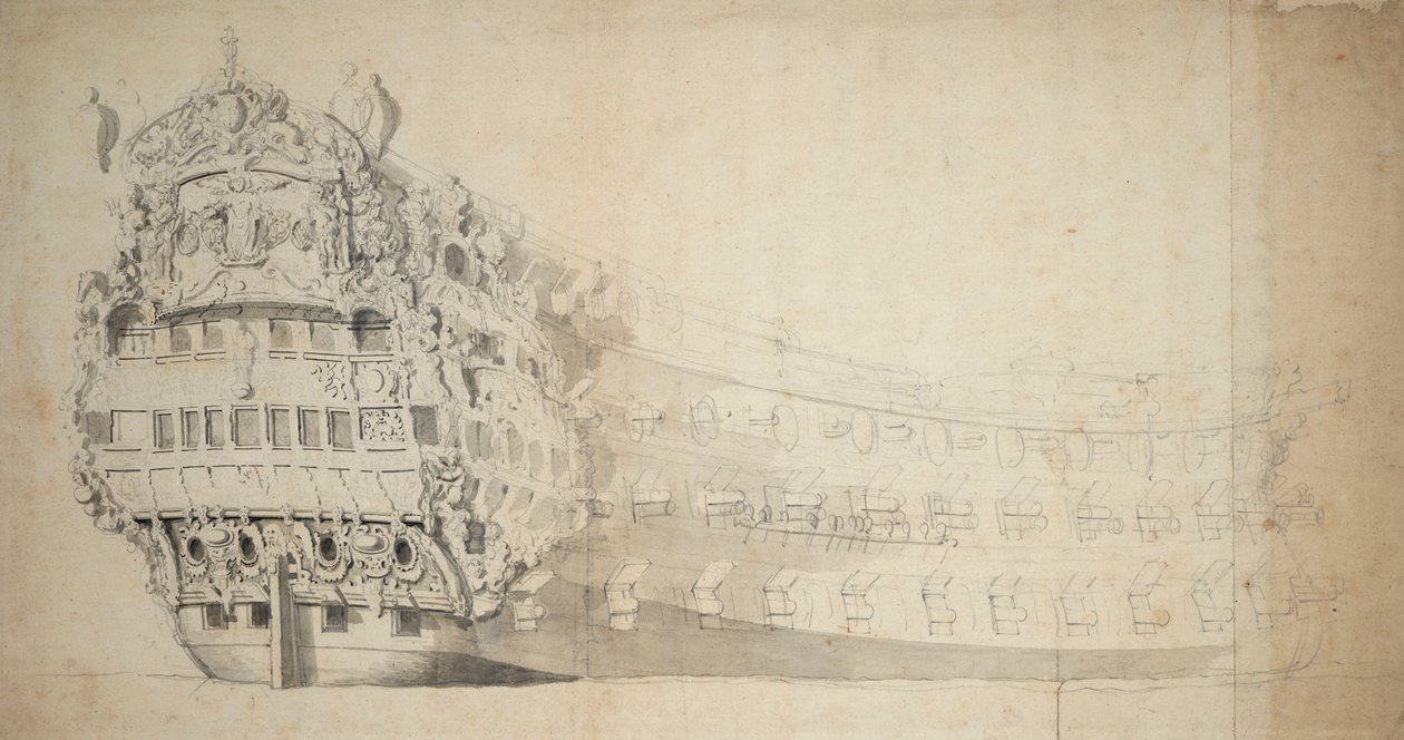 Royal Sovereign - Willem van de the Elder Velde