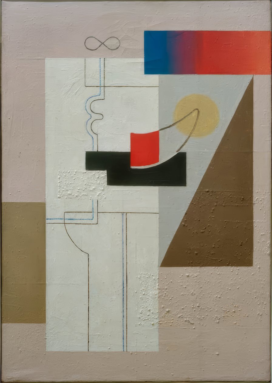 Figure avec couleurs prismatiques - Willi Baumeister