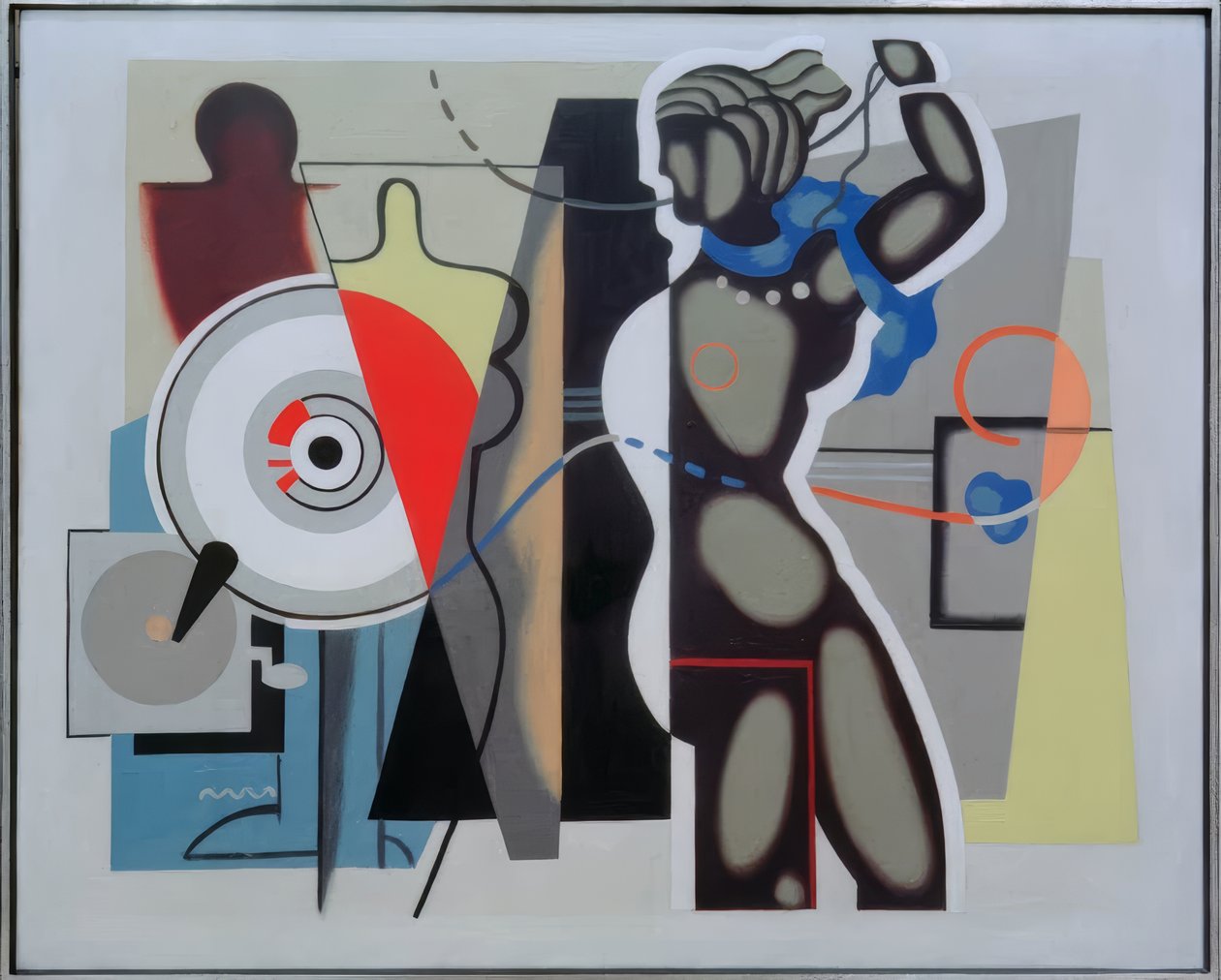 Femme levant le bras - Willi Baumeister