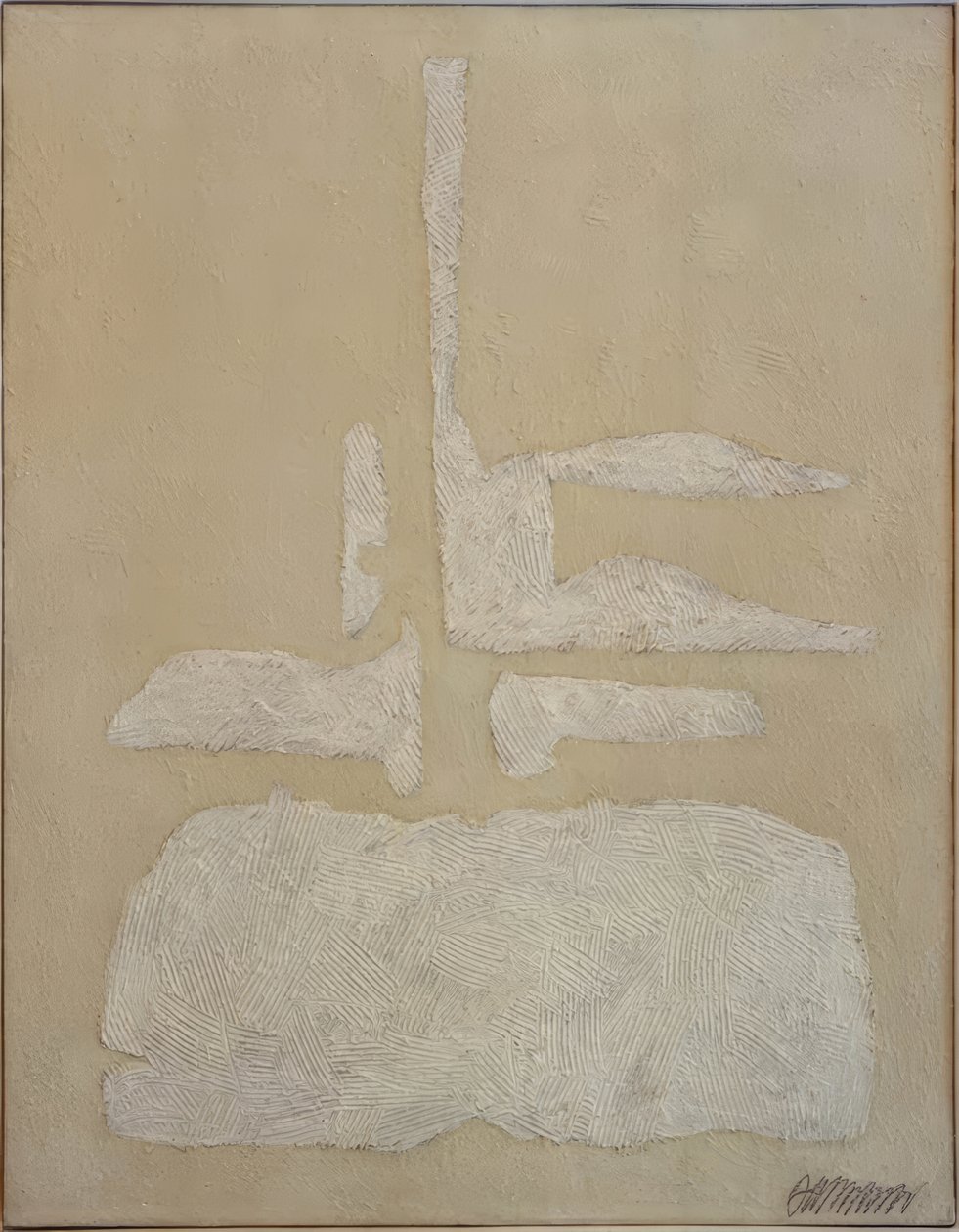 Hani-i-blanc avec peigne - Willi Baumeister