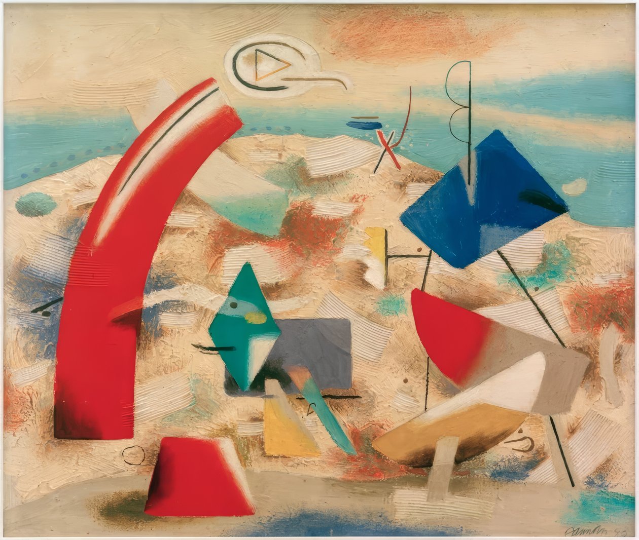 Paysage serein IV - Willi Baumeister