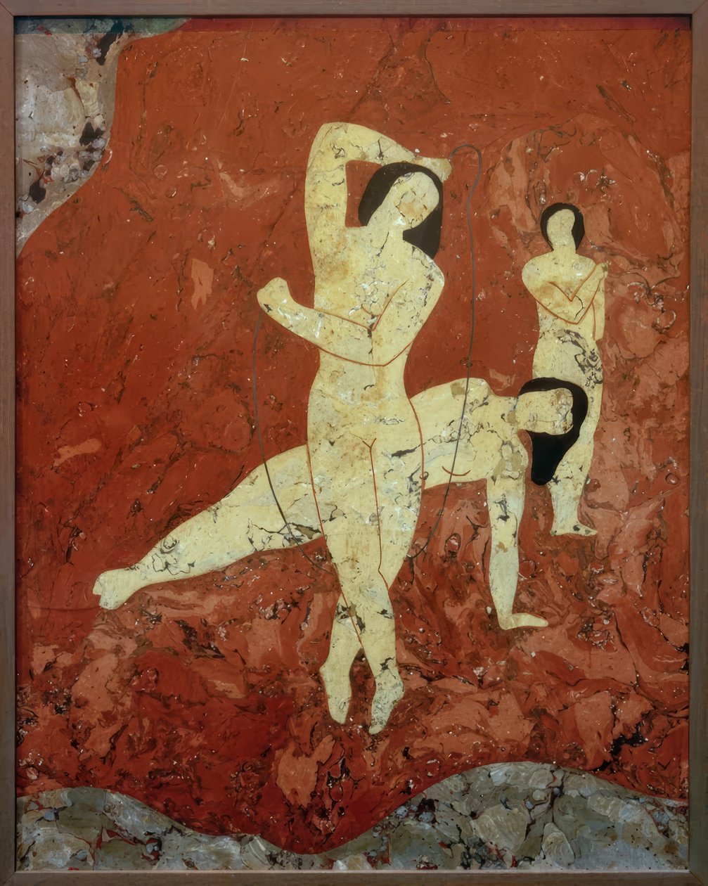 Seilspringende von Willi Baumeister