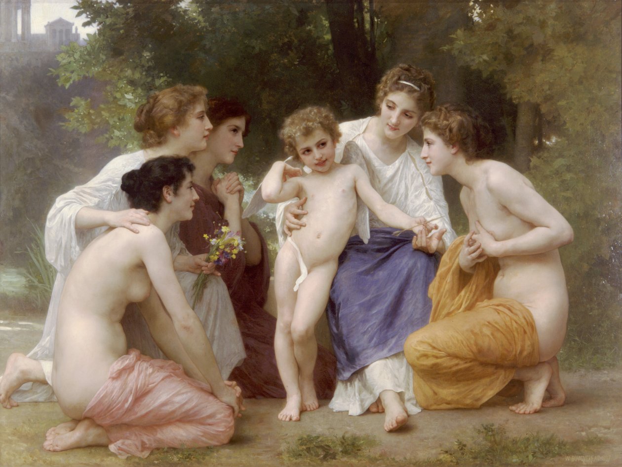 Admiration - William Adolphe Bouguereau
