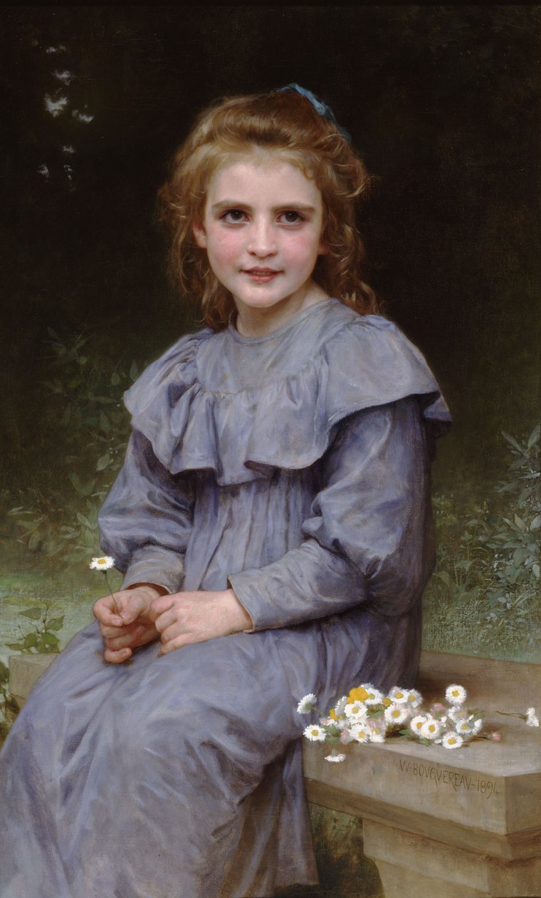 Marguerites - William-Adolphe Bouguereau