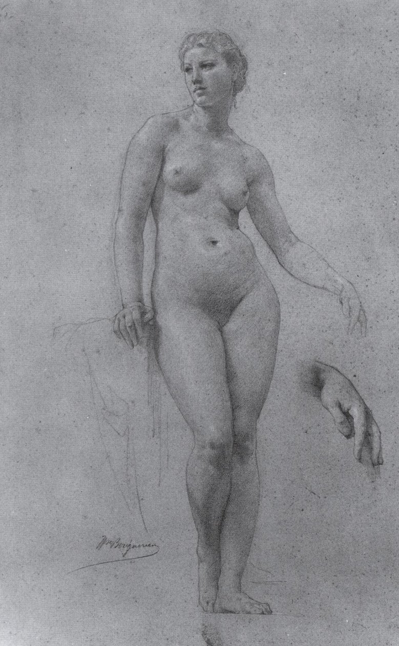 Étude de nu pour Vénus - William Adolphe Bouguereau