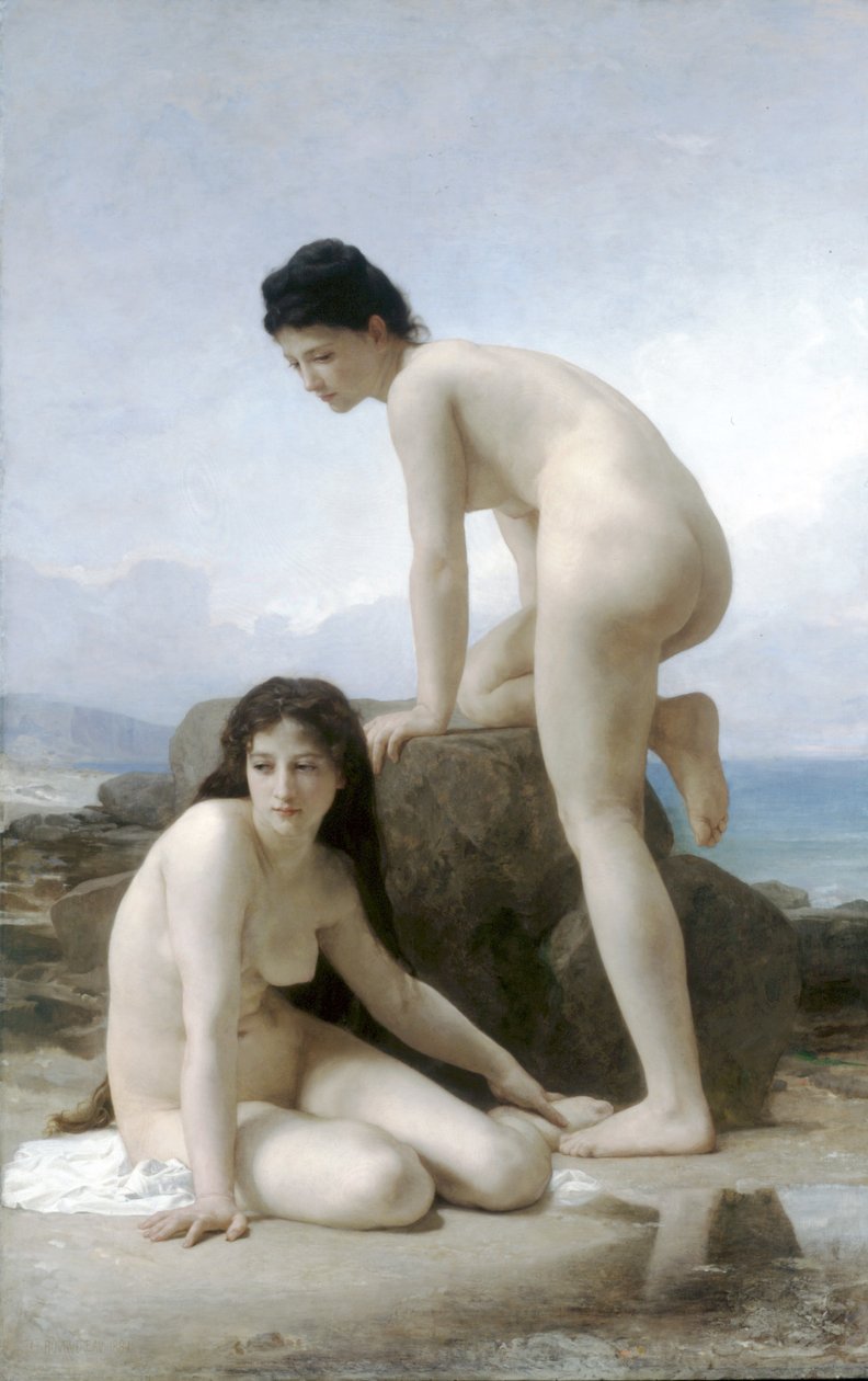 Les deux baigneuses - William-Adolphe Bouguereau