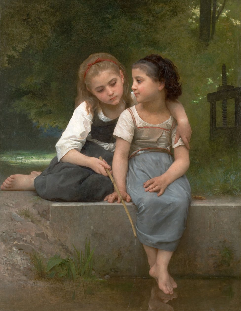 Pêche pour les grenouilles - William Adolphe Bouguereau
