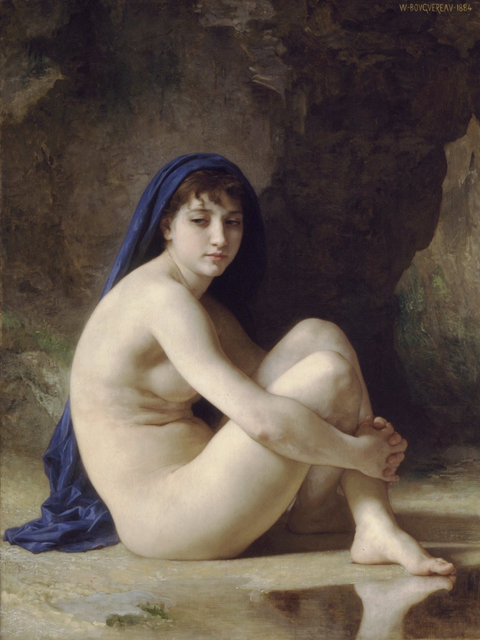 Nu assis - William Adolphe Bouguereau