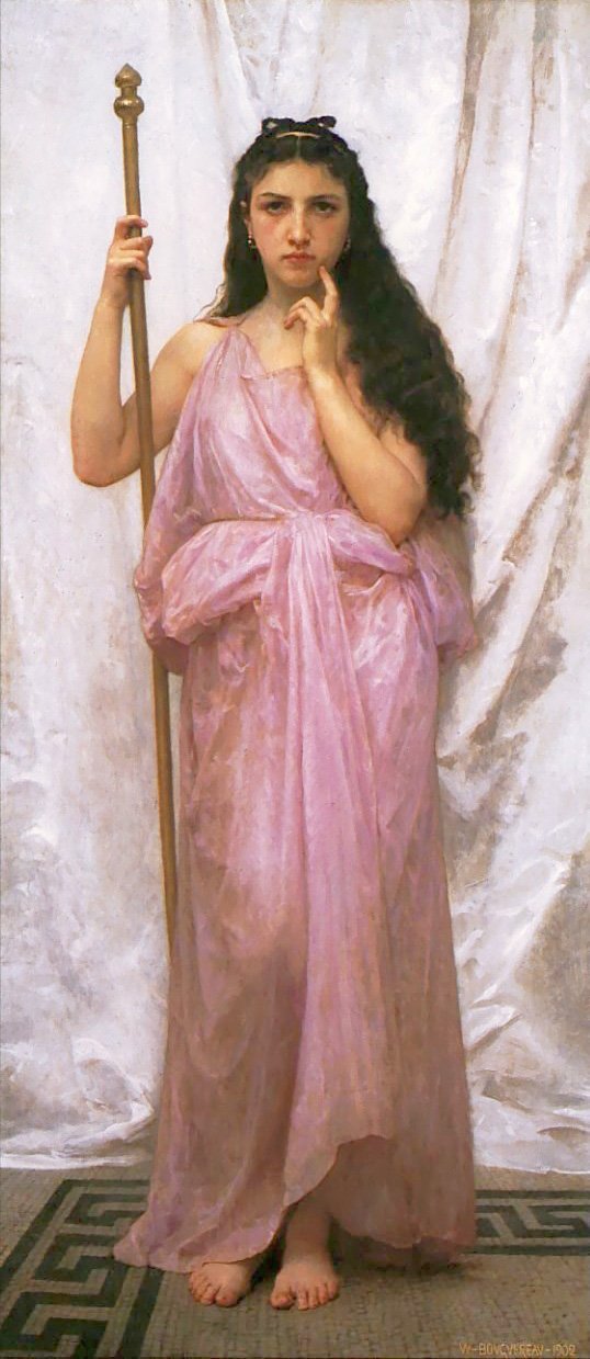Jeune prêtresse - William Adolphe Bouguereau