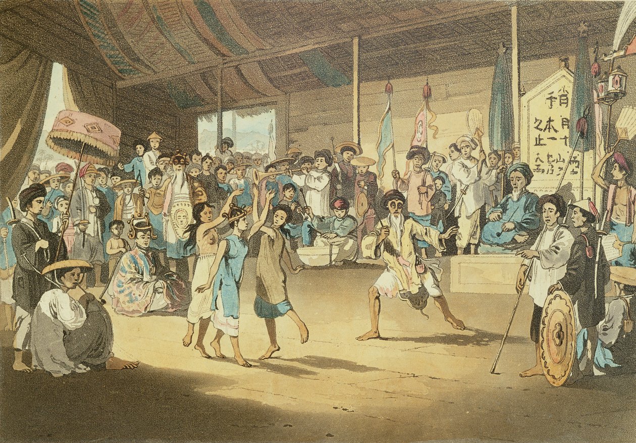 Scène dans un opéra cochinchinois, planche 13 de 