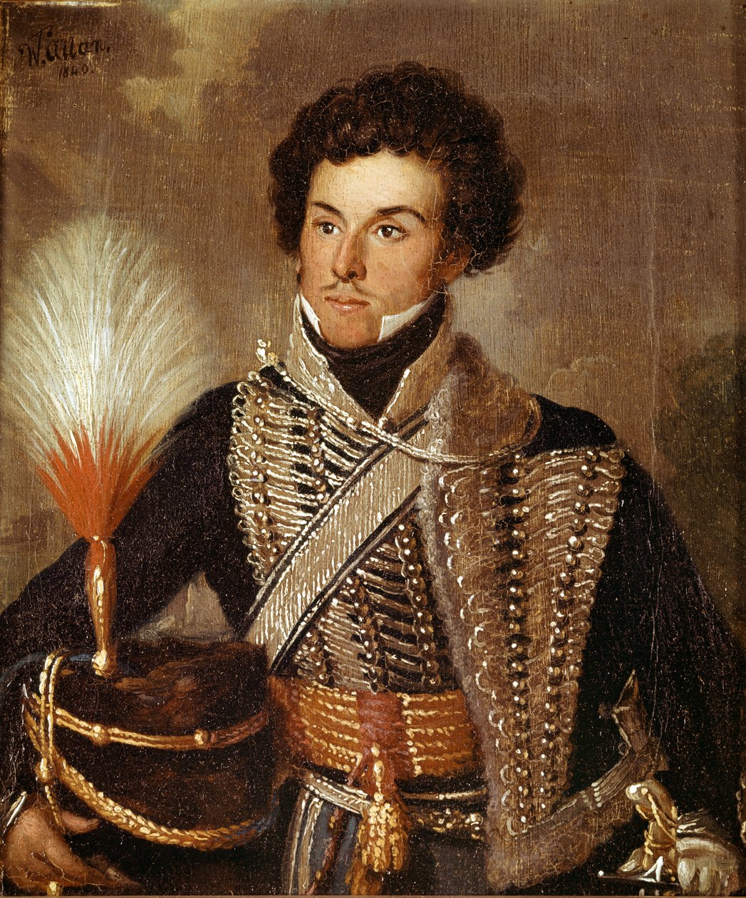 Un officier, 18e Régiment de Dragons, 1840 - William Allan