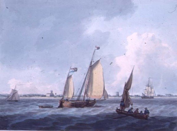 Expédition maritime au large de Colveston (Coulston), Norfolk - William Anderson