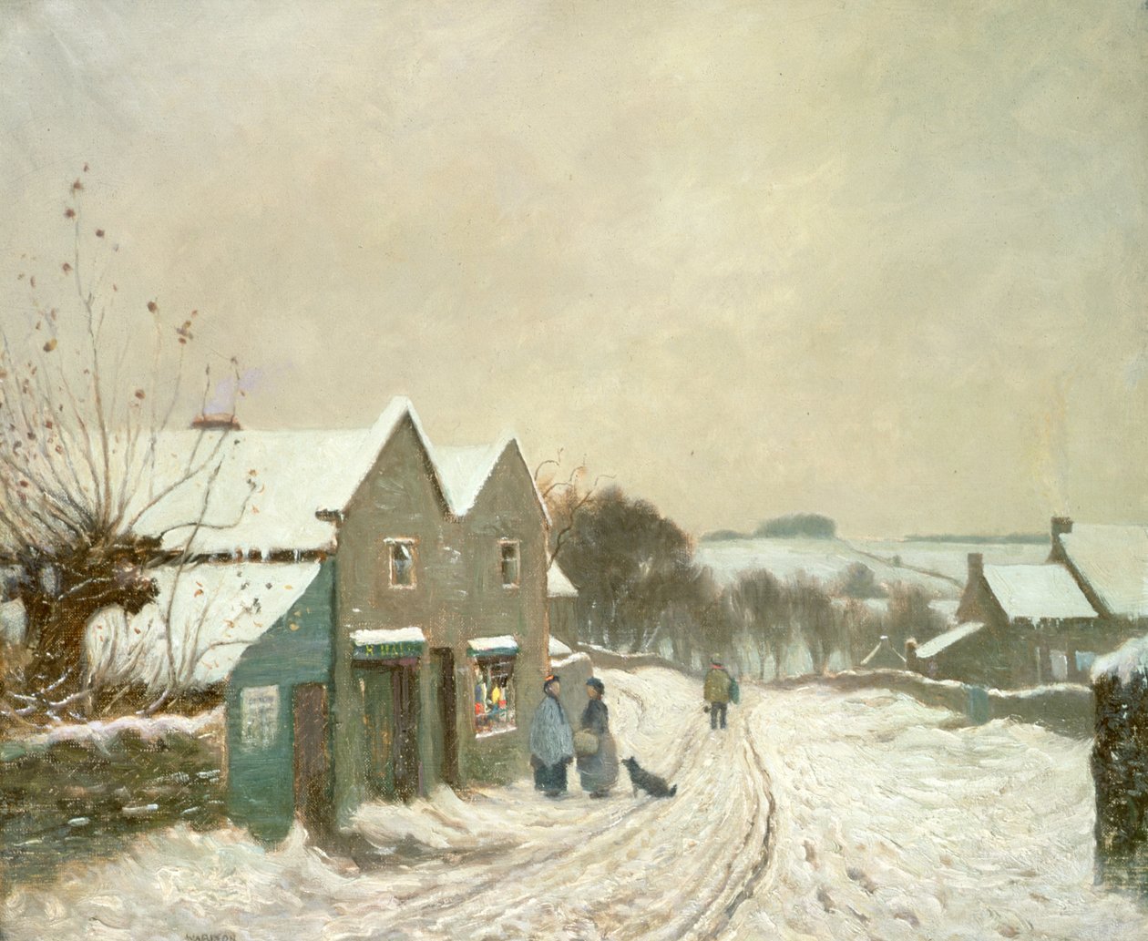 Hiver à Turkdean - William Augustus Rixon