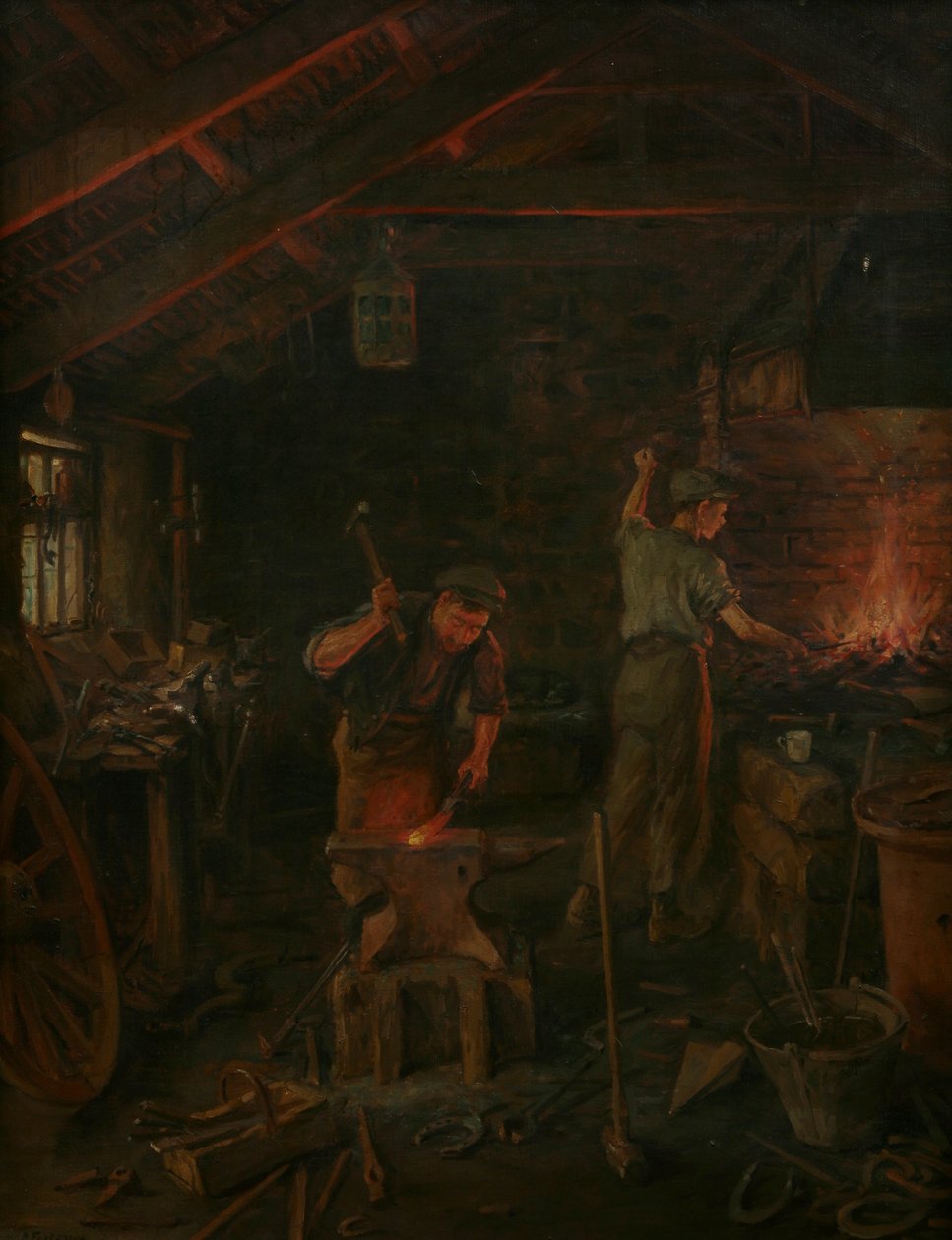 Par le marteau et la main, tous les arts se tiennent - William Banks Fortescue