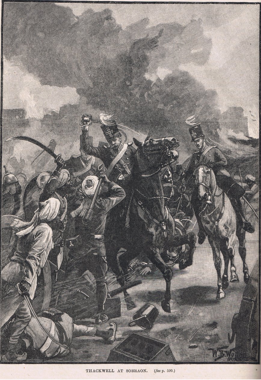 Thackwell à Sobraon, illustration de 