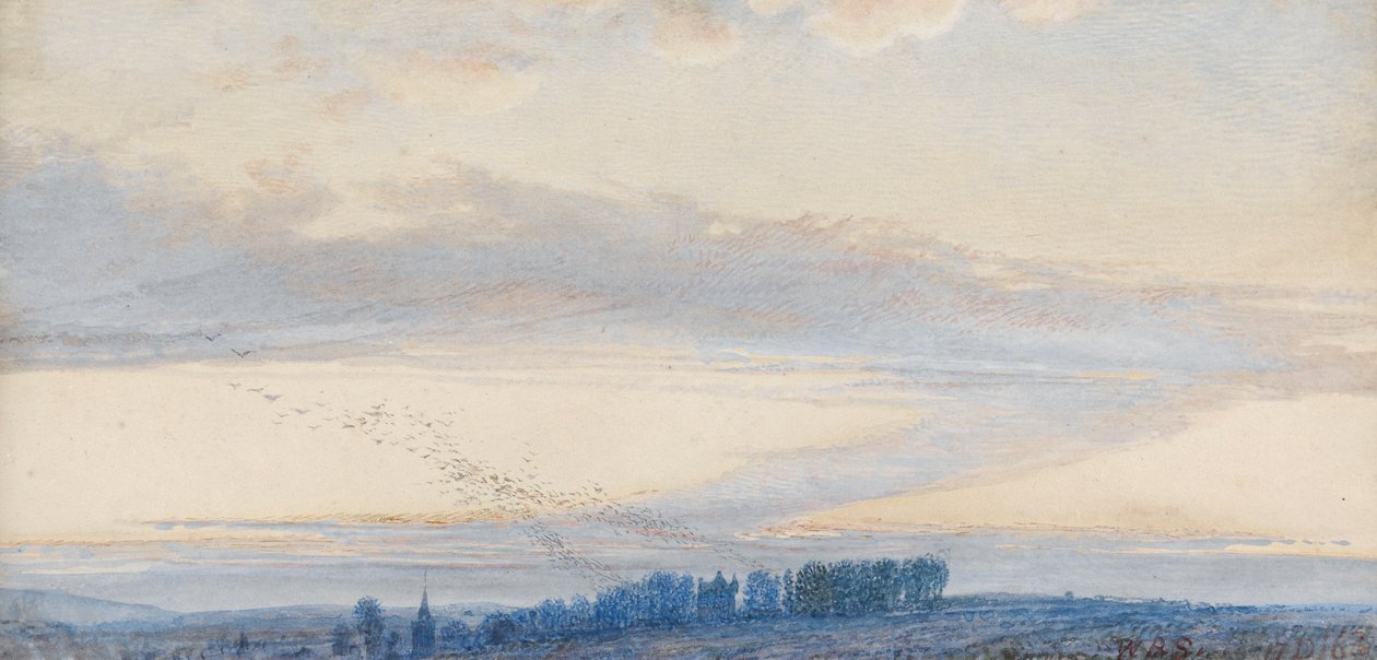 Château de Penkill, crépuscule, 1863 - William Bell Scott