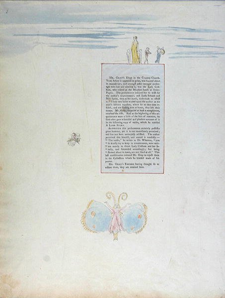 Une longue histoire, dessin 24 des Poèmes de Thomas Gray, 1797-1798 - William Blake