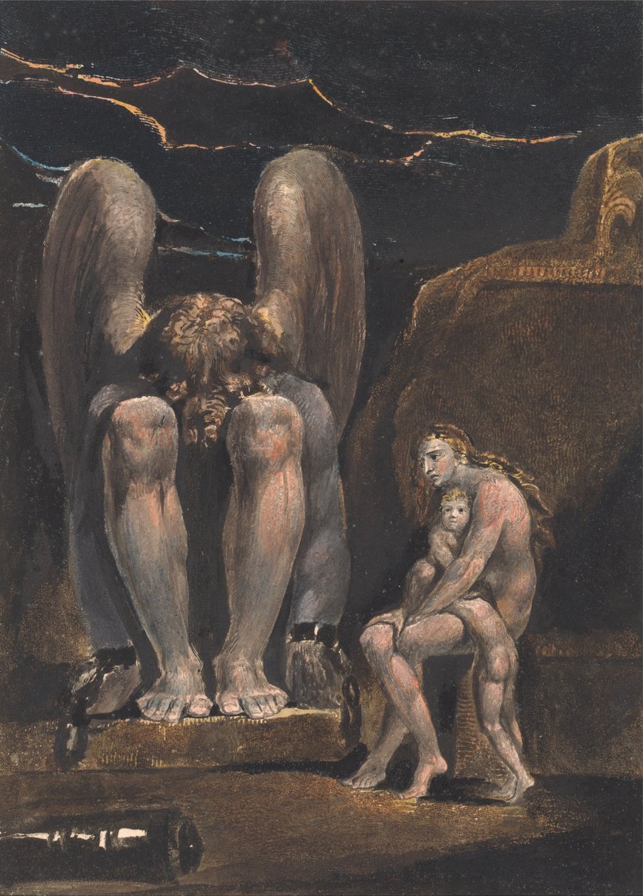 Amérique. Une prophétie, Planche 1, Frontispice - William Blake