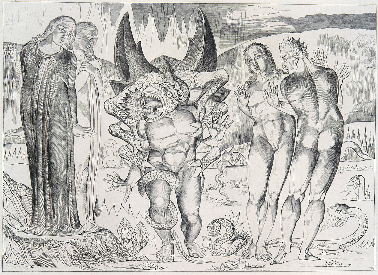 Illustrations de Dante par Blake - William Blake