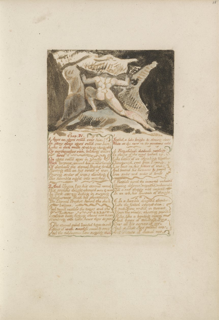 Chap: IV, Âges sur âges roulés sur lui..., planche 13 du Premier Livre d
